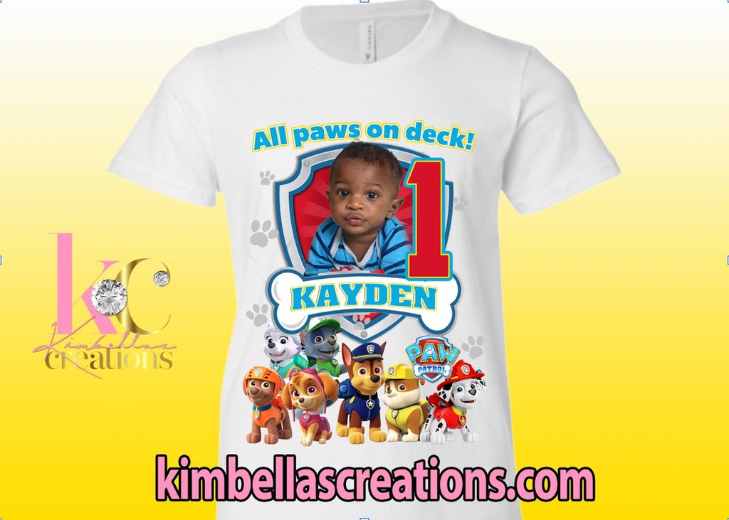 PAW PATROL BIRTHDAY SHIRT