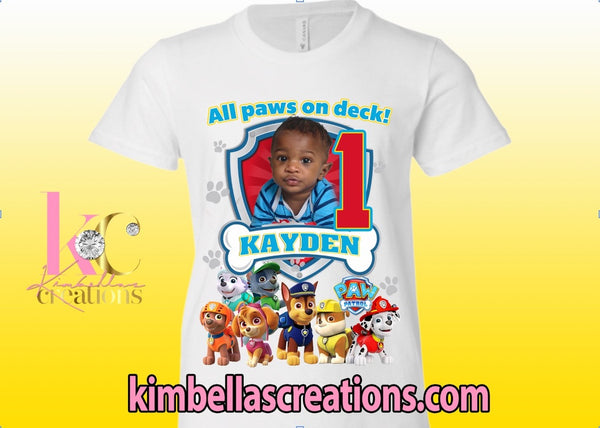 Birthday Maglietta Paw Patrol PAW PATROL KIDS BIRTHDAY SHIRT