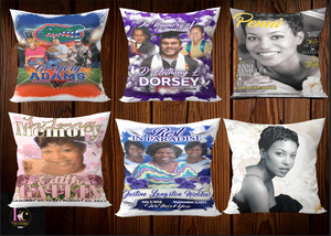 memorial photo pillow