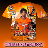 FOOTBALL SPORTS 3D TEE FRONT ONLY