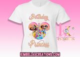 KIDS BIRTHDAY PRINCESS SHIRT