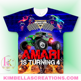 MONSTER TRUCK BIRTHDAY SHIRT