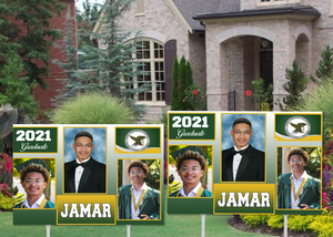 grad yard sign