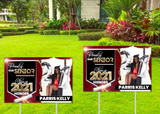 grad yard sign