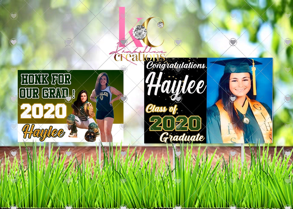 Custom Grad Yard Signs