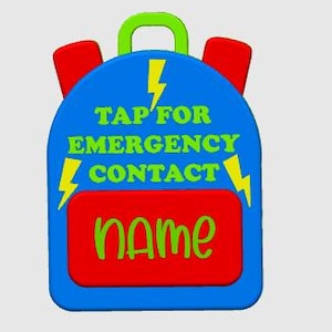 NFC Phone Scan Backpack Tag